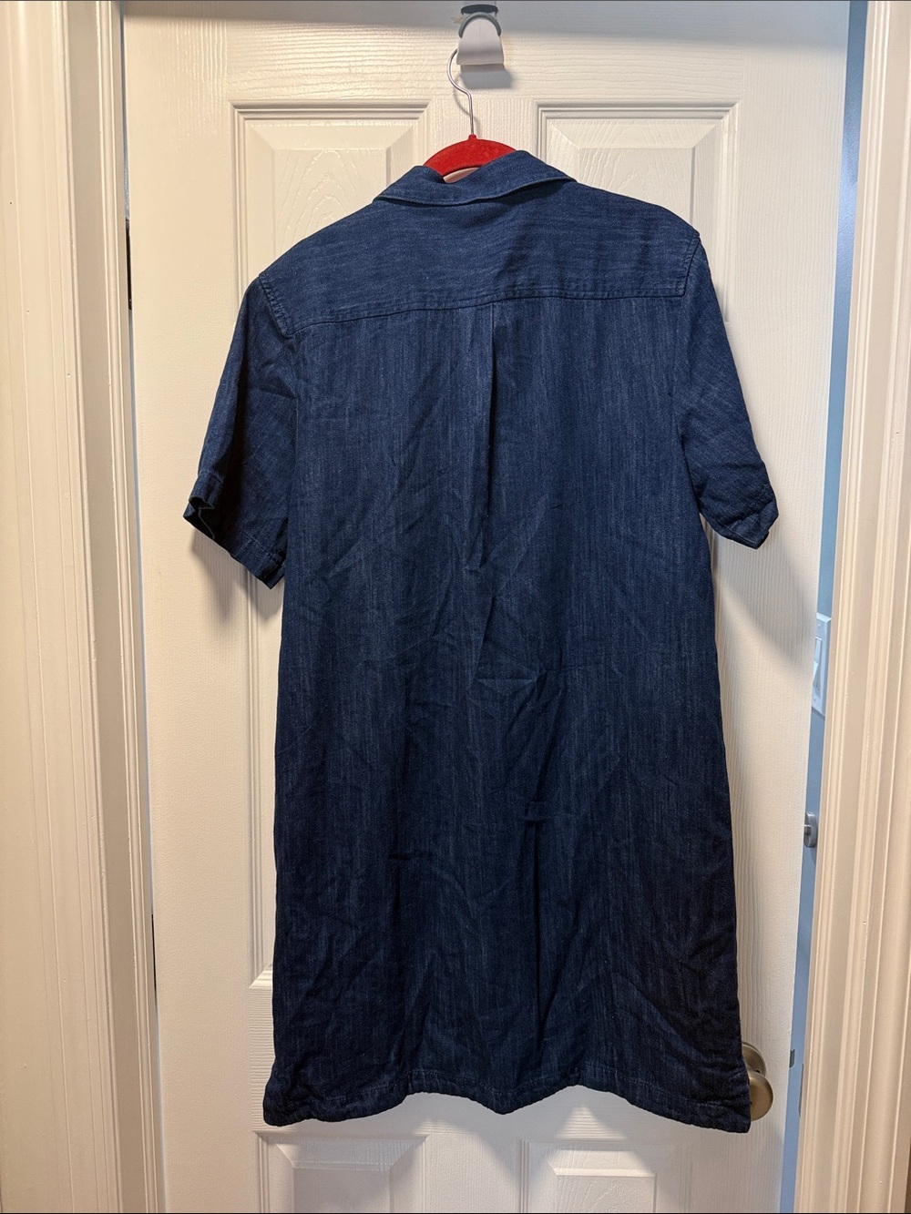 J.Crew short sleeve chambray dress, NWT, M - Picture 4 of 6